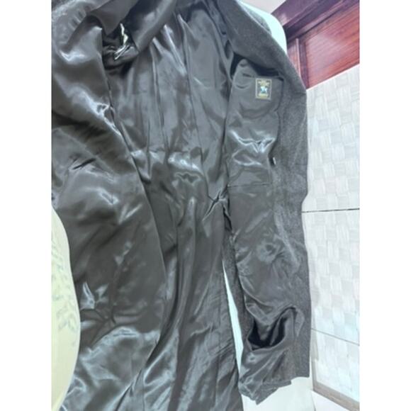 VTG Wool Coat Union Made USA Mens NO SIZE Double Breasted Heavy FINAL SALE AS IS - Picture 12 of 15